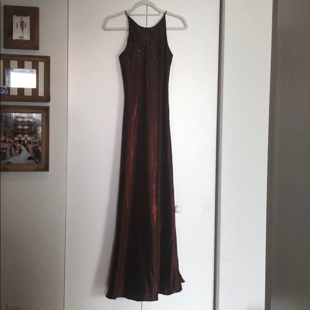 Beautiful copper bronze dress!